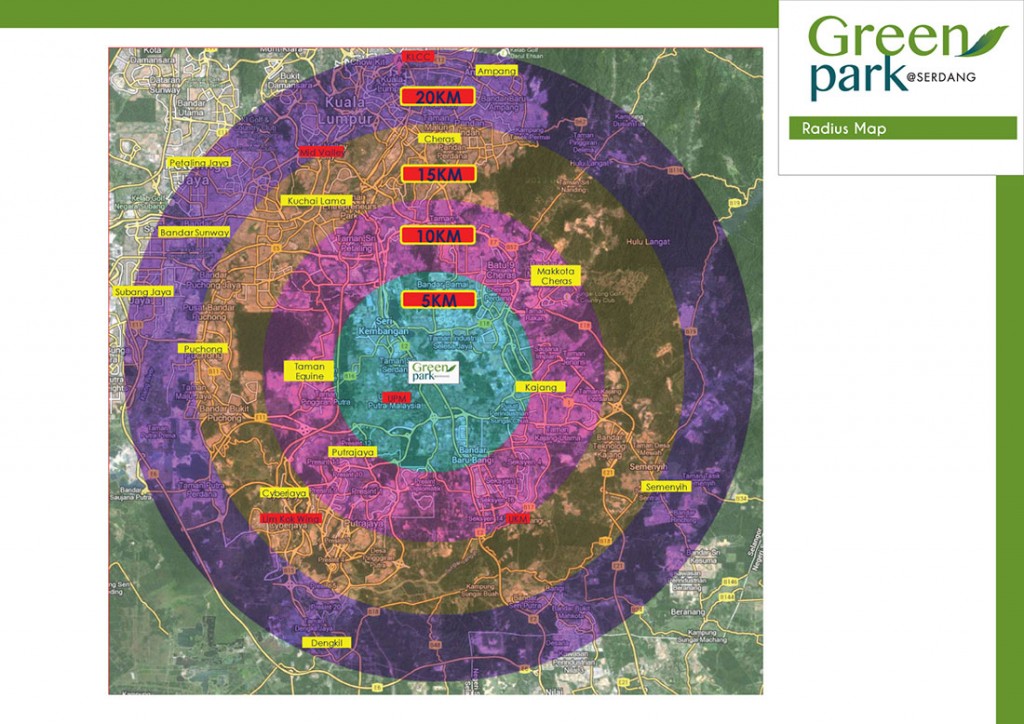 Green Park Serdang location