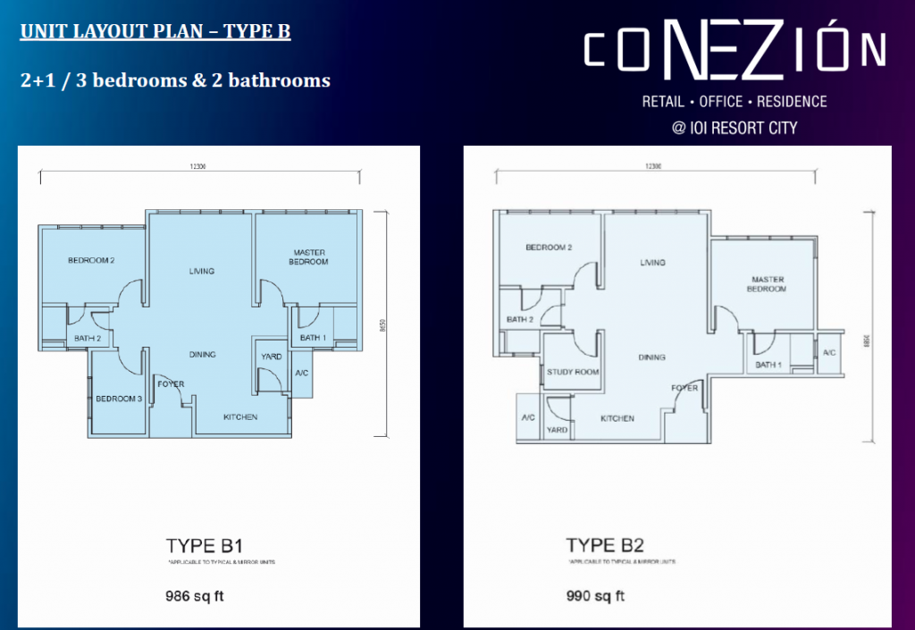 conezion ioi floor plan