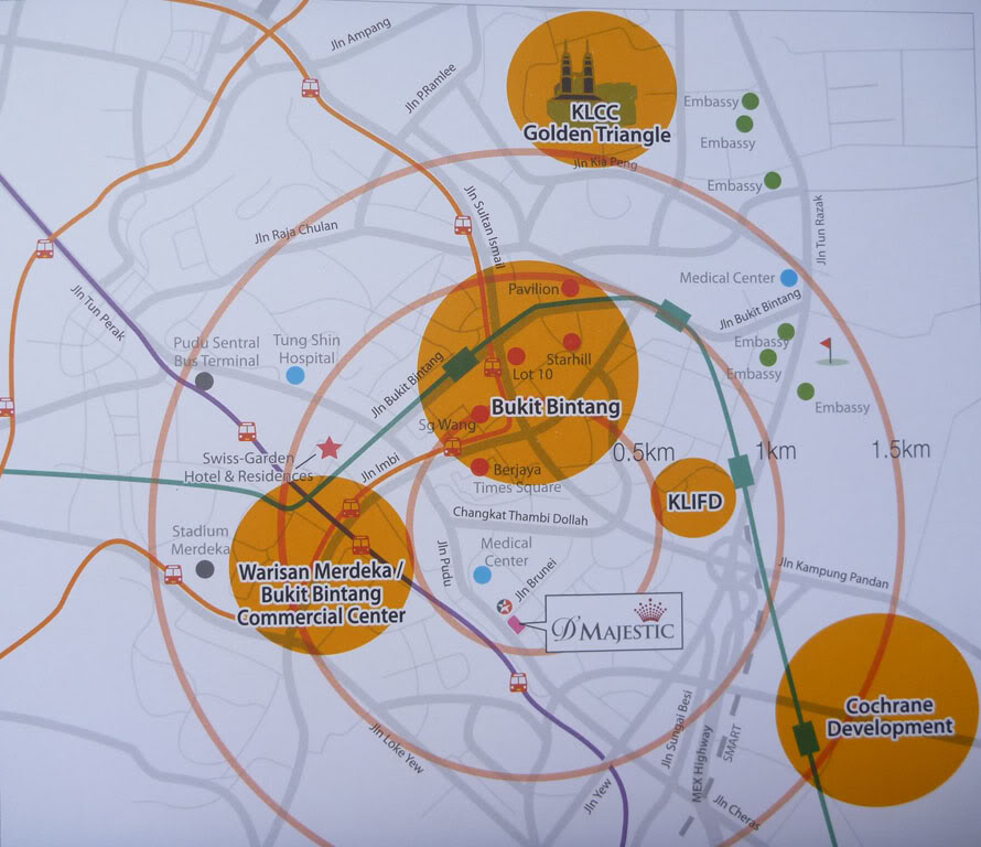 d majestic pudu location map
