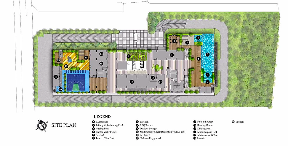 iris residence sungai long facility