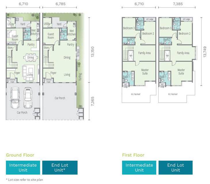 maple residence cyberjaya floor plan c