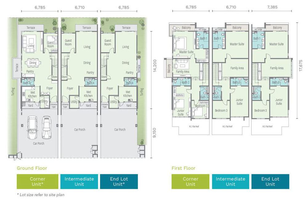 maple residence cyberjaya floor plan