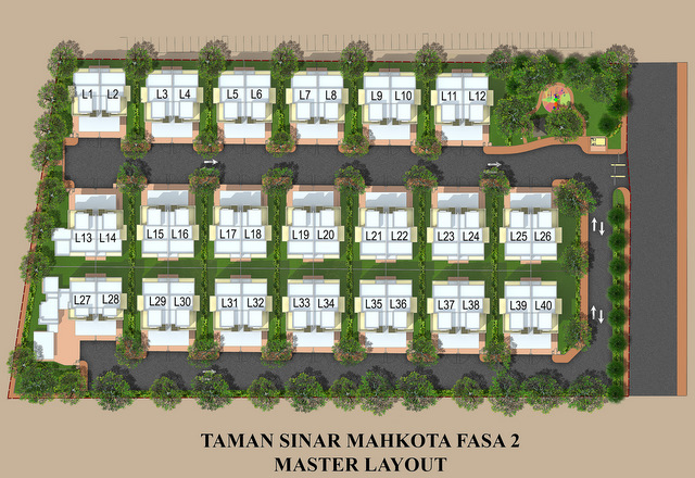 taman sinar mahkota site plan