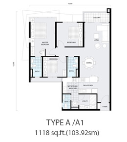 the address taman desa floor plan