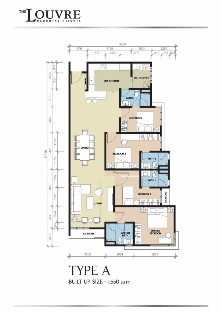 the louvre kajang floor plan