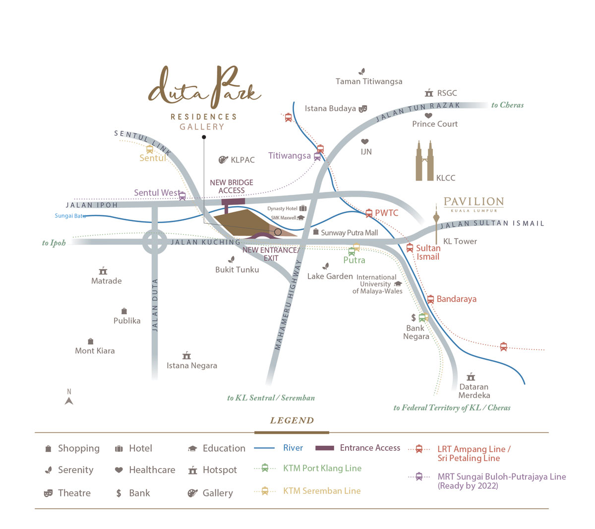 dutapark residence jalan kuching location map